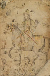 Jäger auf einem Pferd, ca. 1600